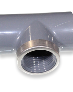 T-piece 32 x 1" fm x 32 mm PVC 16 bar